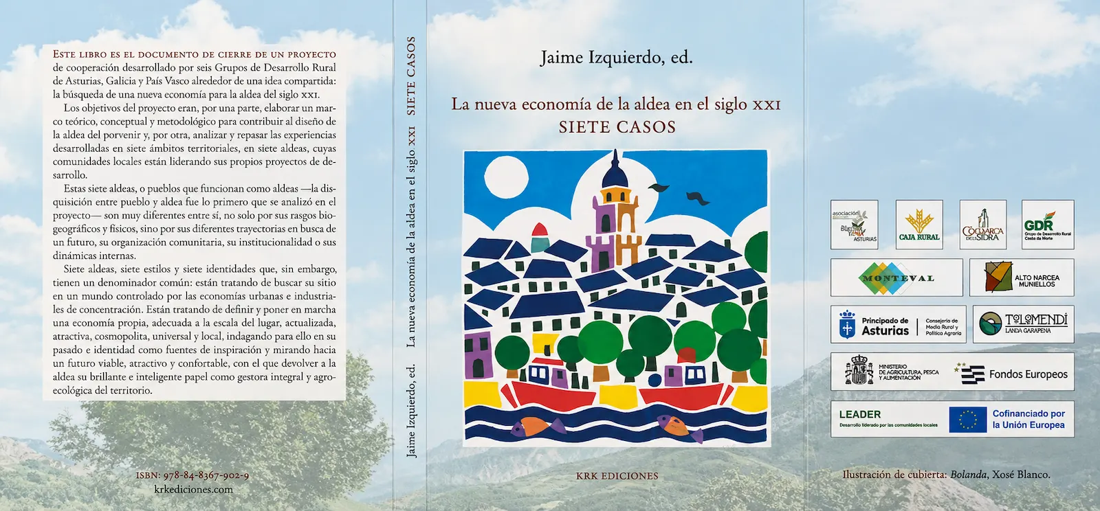 Portada y contraportada del libro de Jaime Izquierdo
